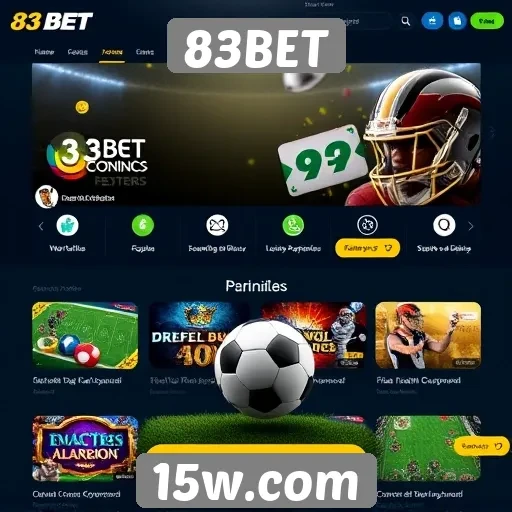 Novas funcionalidades do site 83BET para usuários